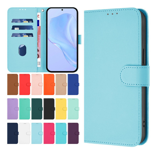 Funda De Piel Tipo Cartera For Teléfono Para Qukitel C51