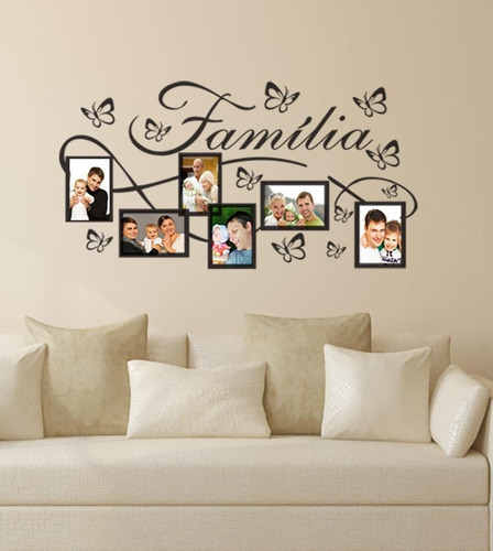 Adesivo Decorativo De Parede Para Foto E Retrato Família