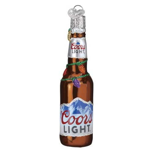 Adorno De Botella De Coors Light Fiestas De Navidad