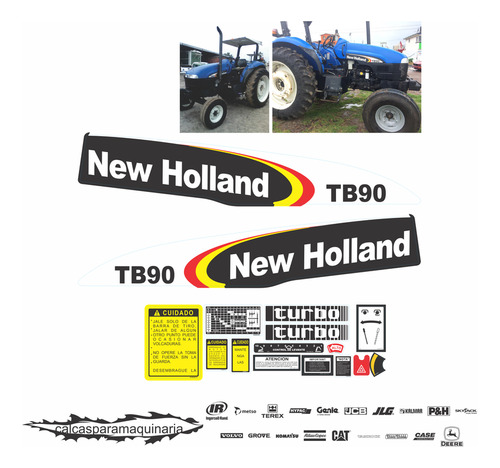 Kit De Calcas De Restauración Para New Holland Tb90