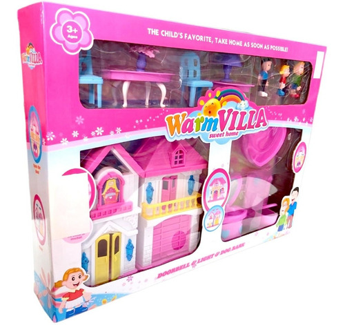 Casa Casita Muñecas Masion Lujosa New Toy Cod 1154 Bigshop  