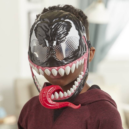 Imagen 1 de 4 de Spiderman Mascara Maximun Venom Marvel Mattel