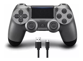 Control Ps4 Negro Steel Black Compatible Playstation 4 + Usb
