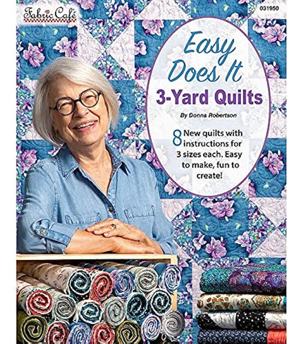 Fabric Cafe Easy Does It 3 Yard Quilt Bk, Brown 0.97 Pulgada