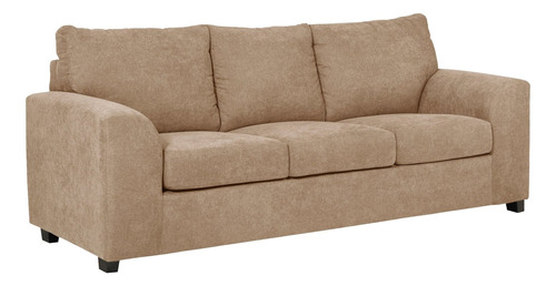 Mueble Sofa De 3 Cuerpos Ergonómico De Tela