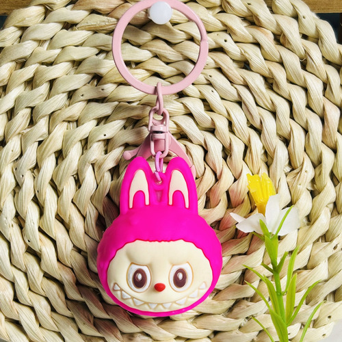 6 Piezas Labubu Keychains Colección Kawaii