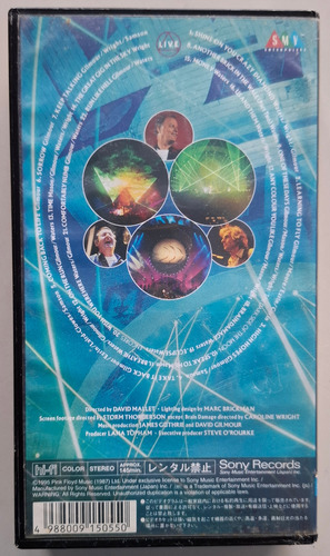 Fita Vhs Pink Floyd Pulse 1995 Original Made In Japan Estandar (Usado)
