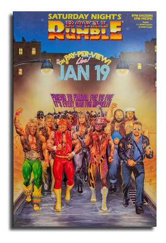 Zeezfa Recreated The 1991 Royal Rumble Wrestlers - Poster De