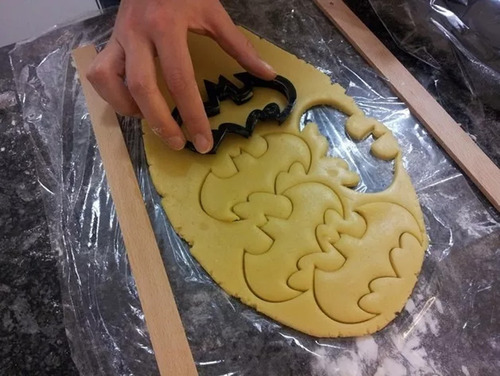 Molde Cortador Para Galletas Batman Superman