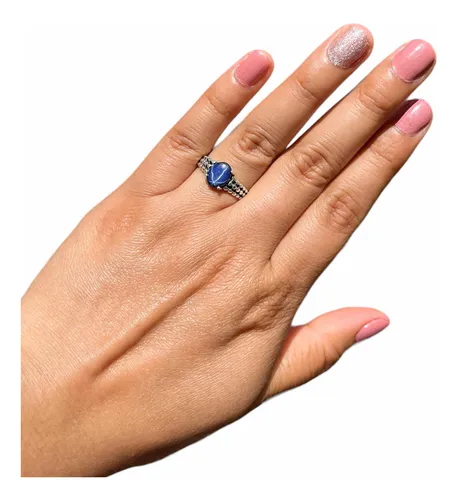 Zafiro estrella anillo sale