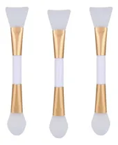 Comprar Kit Pinceles De Silicona Uso Facial Mascarillas Doble Punta