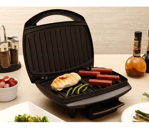 Grill Mondial Max Grill Premium 1200w G-07 Inox E Preto
