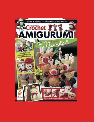 Libro Crochet Amigurumi: Especial Navidad (tejido Ami Lhh