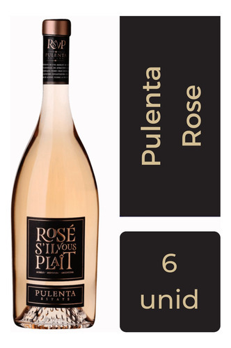 Pulenta Estate Rosé Sil Vous Plait Merlot Rosé 6x750ml