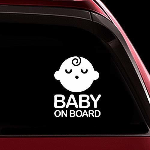 Totomo Baby On Board Sticker - Calcomania De Precaucion De