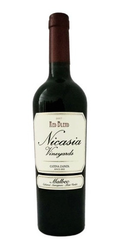 Vino Nicasia Malbec Red Blend 750 Ml Catena Zapata Botella