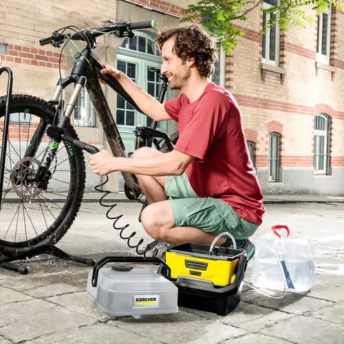 Hidrolavadora Karcher Oc 3 Plus Para Exteriores Dimm Color Amarillo