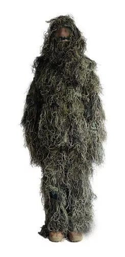 Roupa Camuflada 3D Ghillie caça Sniper