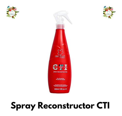 Spray Reconstrutor 300ml Pré E Pós-química Cti - Clorofitum