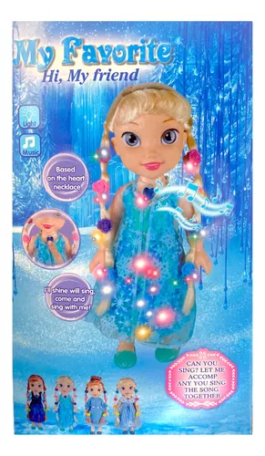 BONECA FROZEN ELSA MÚSICA E BRILHO - Desapegos de Roupas quase novas ou  nunca usadas para bebês, crianças e mamães. 1097774