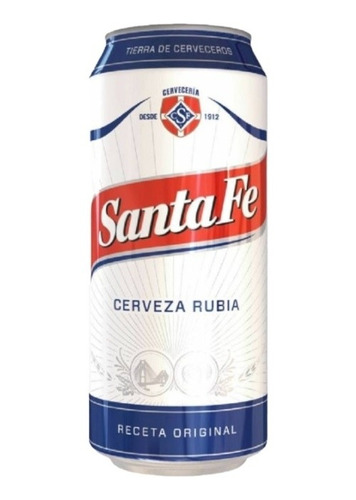 Cerveza Santa Fé Rubia Lata De 473ml Pack 12u