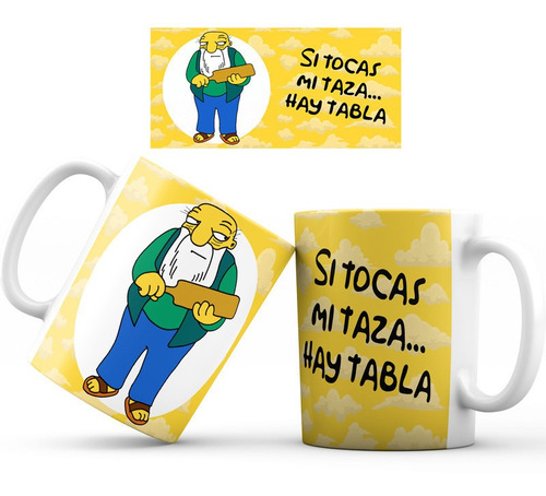 Mug Taza Jasper Beardley Simpson Hay Tabla