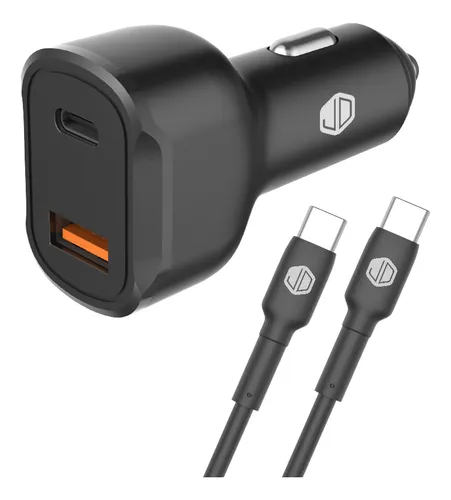 Cargador Coche Carga Rapida, 60W Cargador Coche USB C Cargador