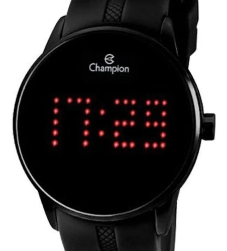 Relógio Digital Champion Masculino Black Ch40277d 4,5 Cm
