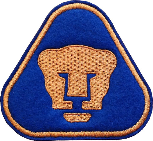 Pumas Unam Logo Parche Bordado 2 Pzas 8 Cm