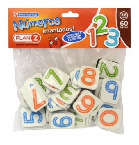 Números Imantados - Set Imanes Juego Didáctico Infantil