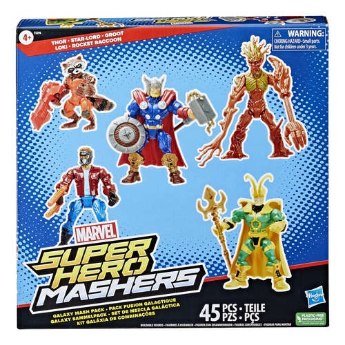 Guardianes De La Galaxia Thor Loki Super Hero Mashers (Reacondicionado)