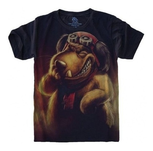 Camiseta Estilosa 3d Fullprint  Rabugento Muttley