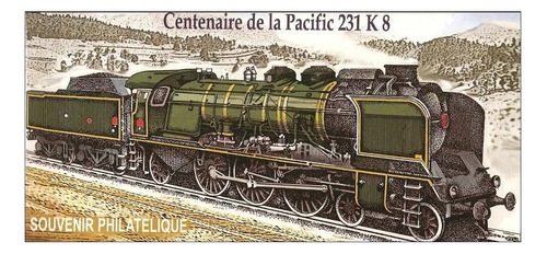 # Mcn # França 2012 - Locomotivas - Bloco Novo, Mint