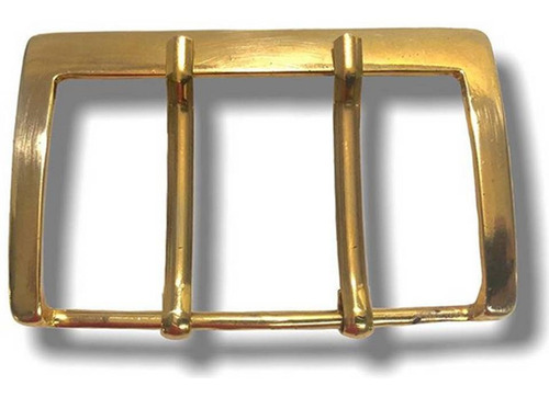 Hebilla Para Fabricar Correas 75mm Color Dorado (10 Unid)