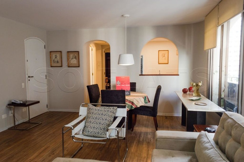 Imagem 2 de 15 de Flat No Jardins 1 Dorm 66m² - Sf25800