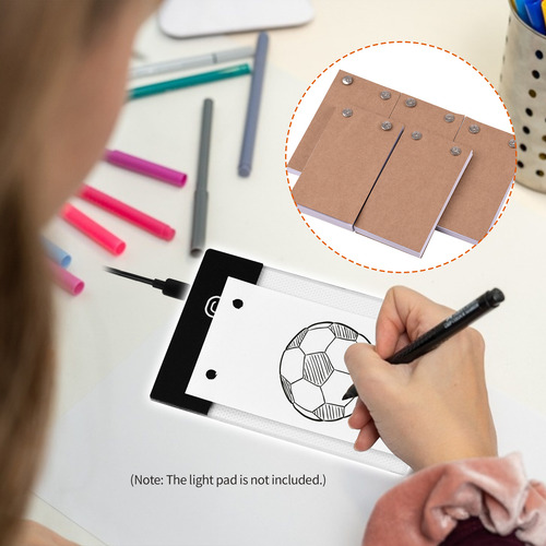 Kit Flipbooks Blank Flip Book De 300 Folhas De Papel De Anim