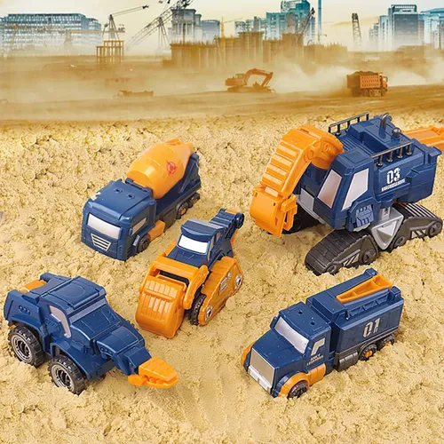 Juego De Transformación De Carros Pengjia 5 En 1 Robot