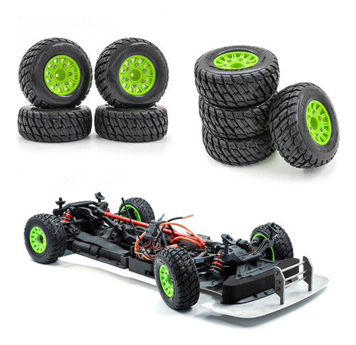 Neumáticos Rc Car Con Control Remoto, 4 Piezas De Repuesto P