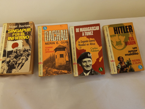 4 Libros Sobre Segunda Guerra Mundial. 