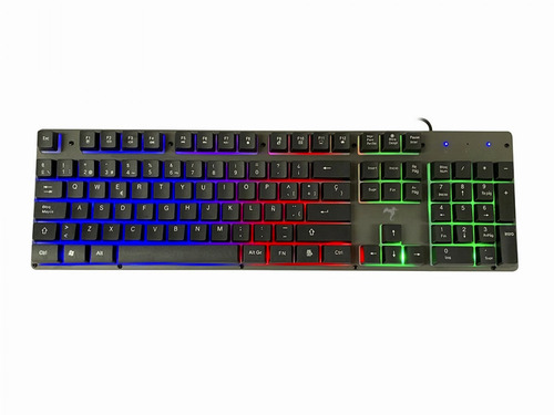 Teclado Gamer Kolke Nemesis Simil Mecánico Retroiluminado Pc