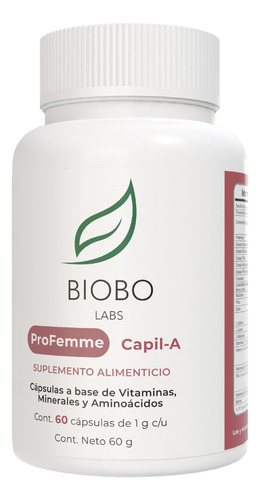 Biobo Labs Profemme Capil-a 60 Caps