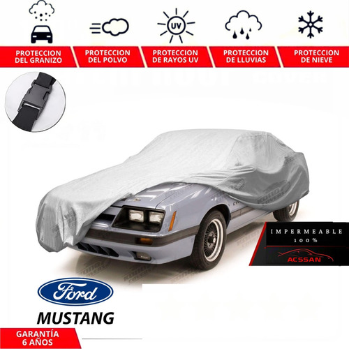 Funda Cubreauto Rk Con Broche Ford Mustang 1984