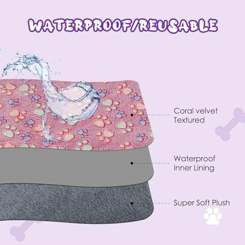 Mantas Impermeables Lavables Para Perros Paquete De 2