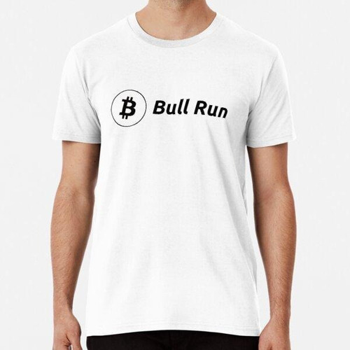 Remera Símbolo De Bitcoin Logo Bull Run Algodon Premium