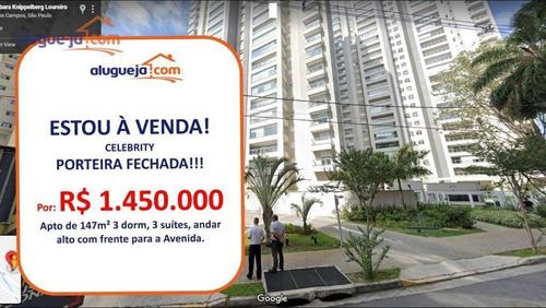 Imagem 1 de 30 de Apartamento Com 3 Dormitórios À Venda, 147 M² Por R$ 1.450.000 - Vila Ema - São José Dos Campos/sp - Ap12864