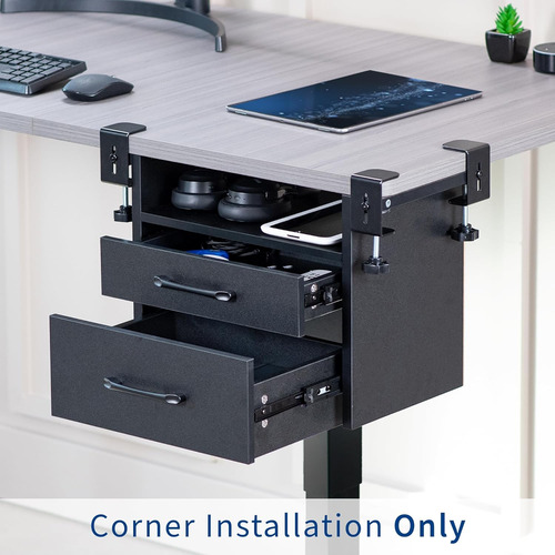 Desk-dr3c - Sistema De Cajón Y Estante Debajo Del Escritorio