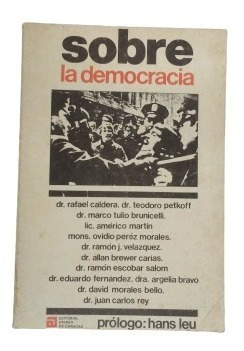 Sobre La Democracia Ciclo De Conferencias En Venezuela