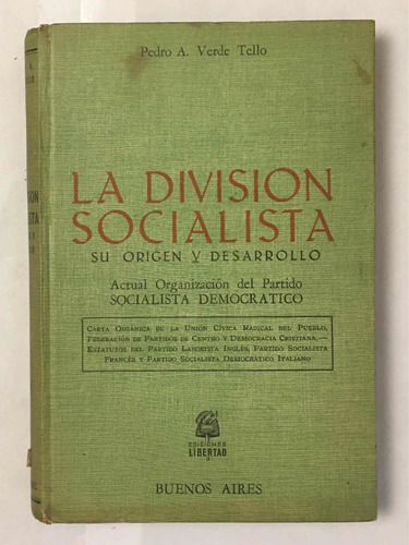 La Division Socialista P A Verde Tello