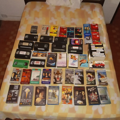 Lote Filme Fitas Vhs K7 Virgem Video Som Show Pink Floyd (Usado)