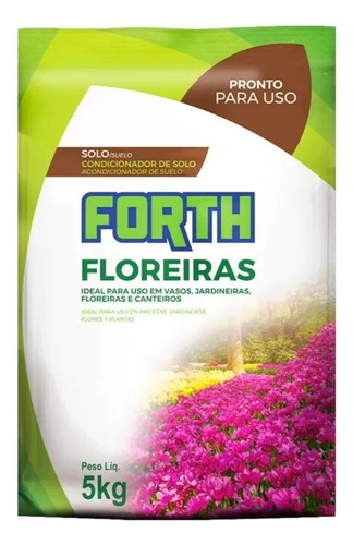 Condicionador De Solo 5kg Jardinagem Forth Jardim Floreiras